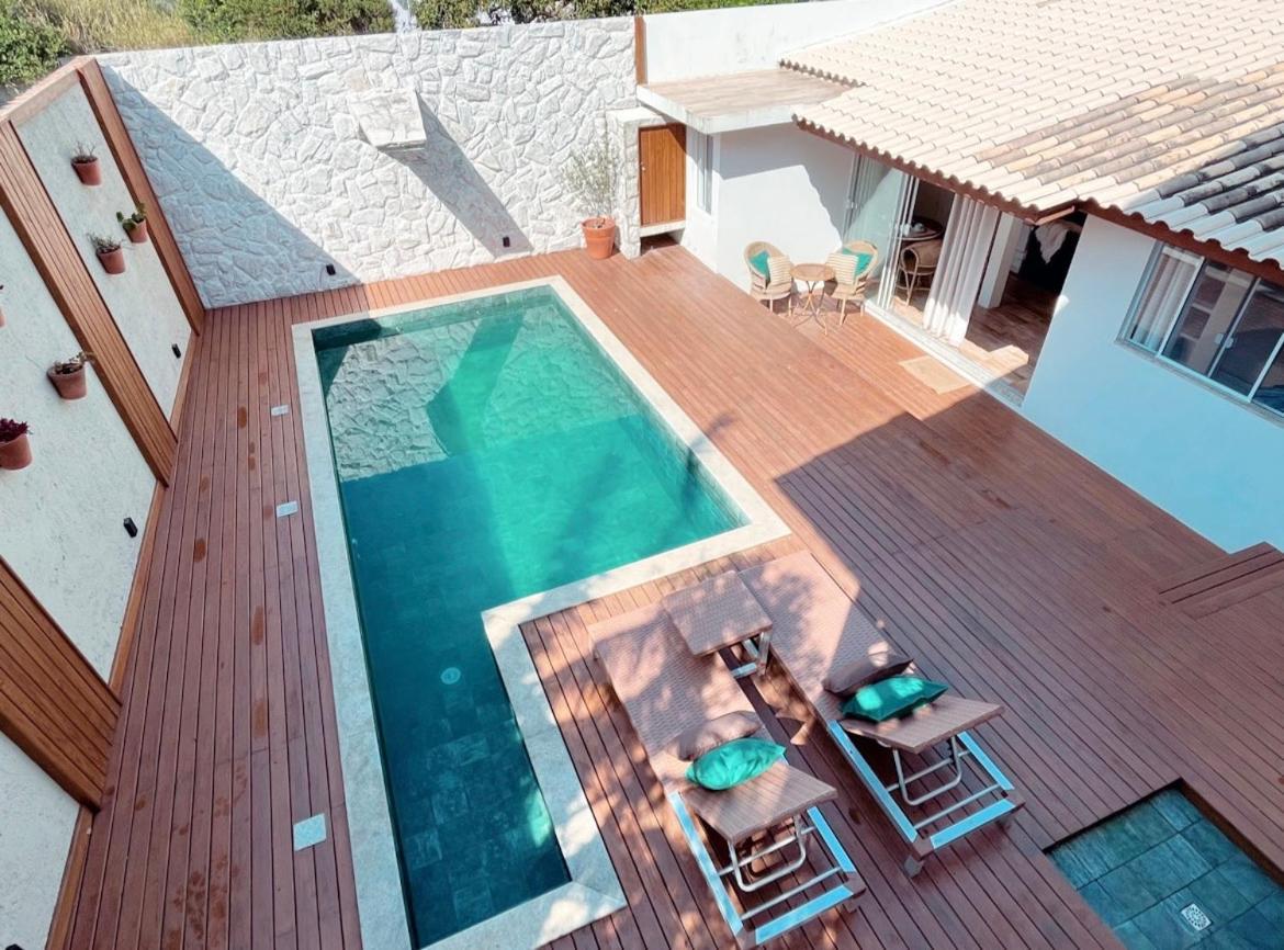 Casa Com Piscina Em Frente A Praia Do Santinho Florianópolis Eksteriør billede